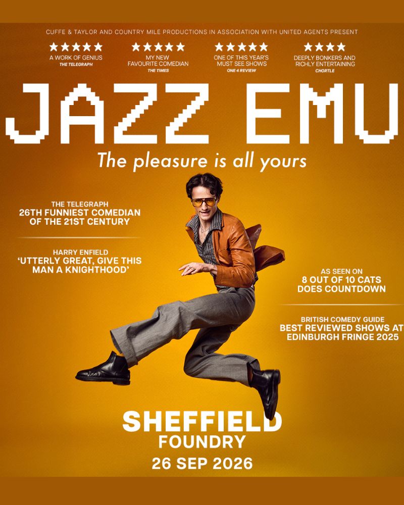 Jazz Emu: The Pleasure Is All Yours poster at Foundry